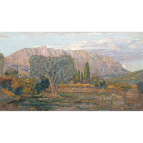 La montagne sainte Victoire. 1933.
